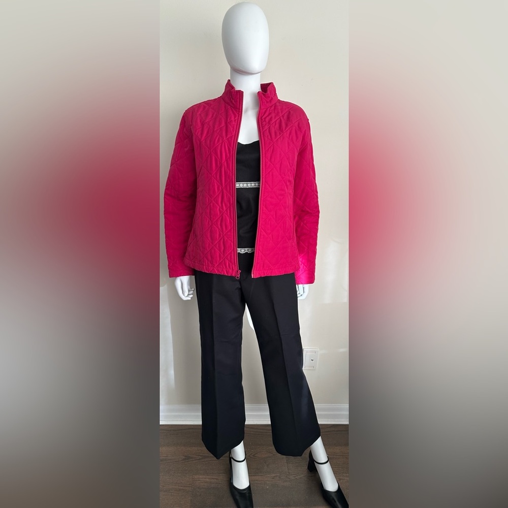 Talbots Kids Size 20 Pink Quilted Jacket
